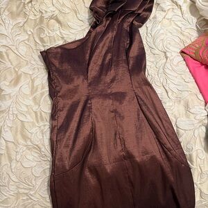 Elegant Brown Homecoming Dress